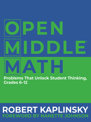 cover image of Open Middle Math